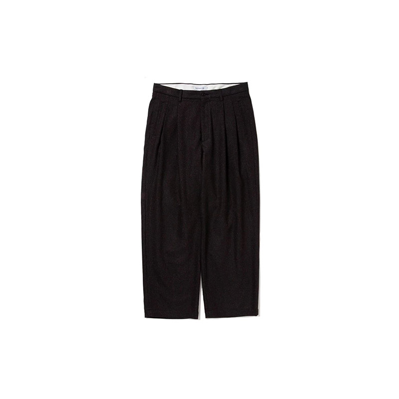 Cootie Silk Nep Herringbone 2 Tuck 日产 羊毛6混纺长裤