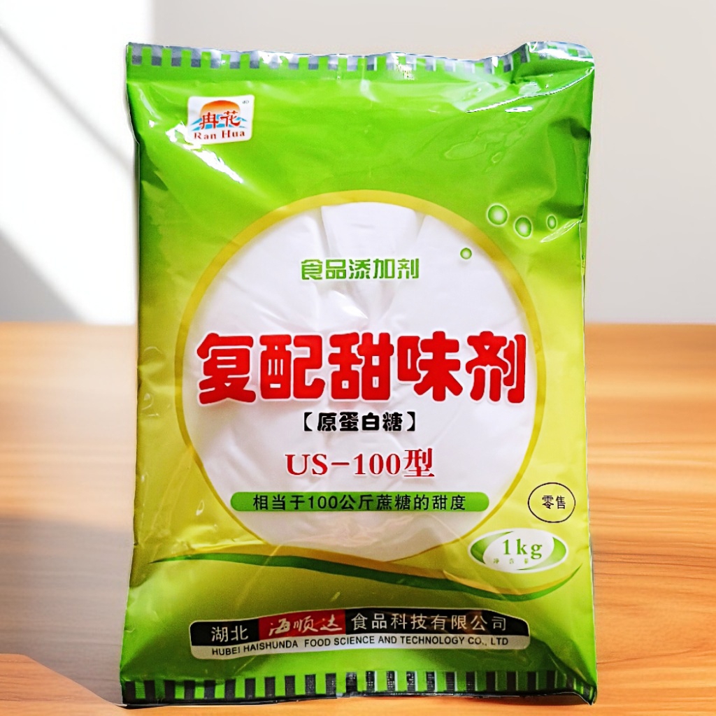 包邮冉花复配甜味剂1kg食用蛋白糖us-100型100倍甜蜜素糖精代白糖