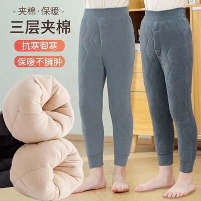男童校服神器保暖棉裤冬季加绒加厚学生裤子中大童内穿儿童内搭裤
