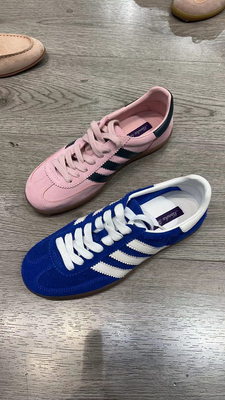 原创设计师2024春牛​​猄皮德训鞋女复古阿甘鞋系带潮流低帮板鞋