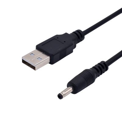 USB充电线2.5/3.5/4.0/5.5mm圆头供电台灯蓝牙音响风扇5V通用