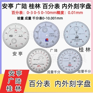 字盘0 大表盘刻度盘 安亭广陆桂林百分表 千分表