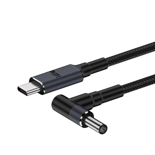 TypeC to DC电源线USBC转圆口5525笔记本电脑充电线PD诱骗线激活触发20V快充140W供电线圆孔适用戴尔华硕惠普