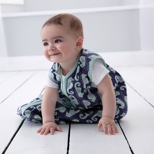 英国Grobag儿童婴幼儿宝宝背心纯棉睡袋防踢被夏日透气薄款0.5tog