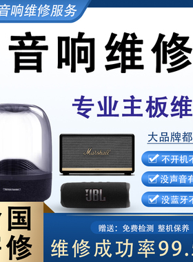 JBL索尼Sony马歇尔MARSHALL琉璃 bose哈曼卡顿脉动4beats音响维修