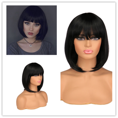 欧美假发女士渐变色自然中年