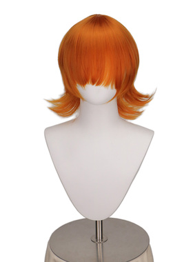 漫威争锋 Marvel Rivals 松鼠女 cos假发 头皮顶 需造型橘色短发