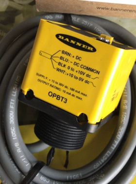 议价 OPBT3 邦纳BANNER感测器模块 价格货期详询