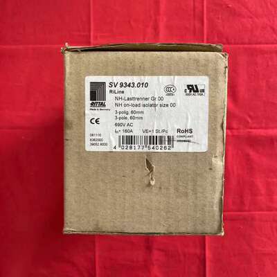 售前德国Rittal威图熔断器开关底座SV9343.010  160A负荷开关隔离
