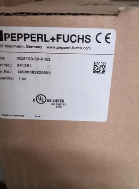 议价 P+F倍加福距离感测器VDM100-50-P/G2原装正品241261