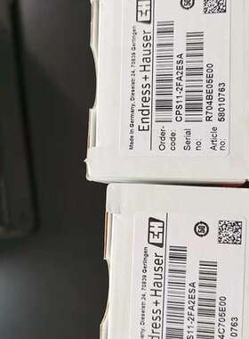 售前恩德斯豪斯  E+H 模拟式PH 电极 CPS11-2FA2ESA 库存