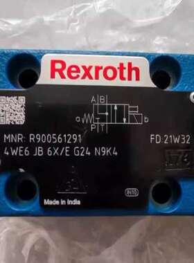 售前Rexroth力士乐 电磁阀 R900561291 4WE6 JB 6X/E G24 N9K4