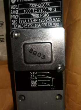 售前232P43CC3B 压力开关 60437-1 232P43CC3B   232P43CC3B HK