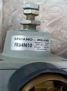 售前SPRIANO-MILANO减压阀FR64N10，最大输入压