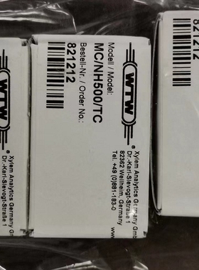 议价 德国WTW氨氮电极MC/NH500/TC电极膜头821212 ELY/NH电解液82
