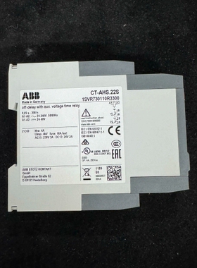 议价 ABB CT-AHS.22S 1SVR730110R3300 延时继电器 全新原装现货