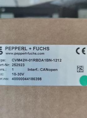 议价 德国全新原装P+F倍加福CVM42H-01RBDA1BN-1212 252923