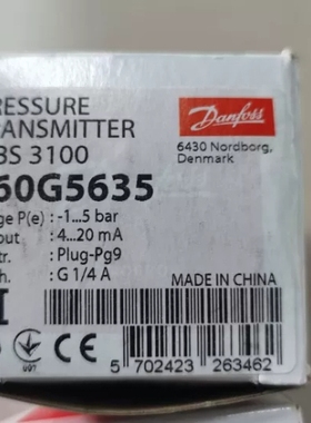 议价 压力感测器MBS3100 060G5635议价