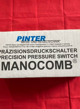 议价 PINTER MANOCOMB-IP65/1K/VA 0-250 BAR 压力开关压差开关