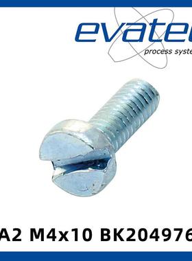 EVATEC PVD专用定制螺丝配件M4x10-A2Slotted head screws vented