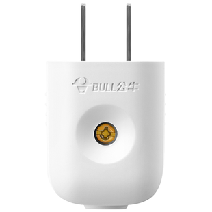 公牛插头10A三角插头2脚二三项16A摔不烂插头大功率空调带接地极