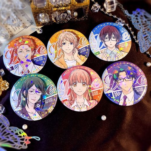 宅男腐女恋爱真难同人吧唧谷徽章