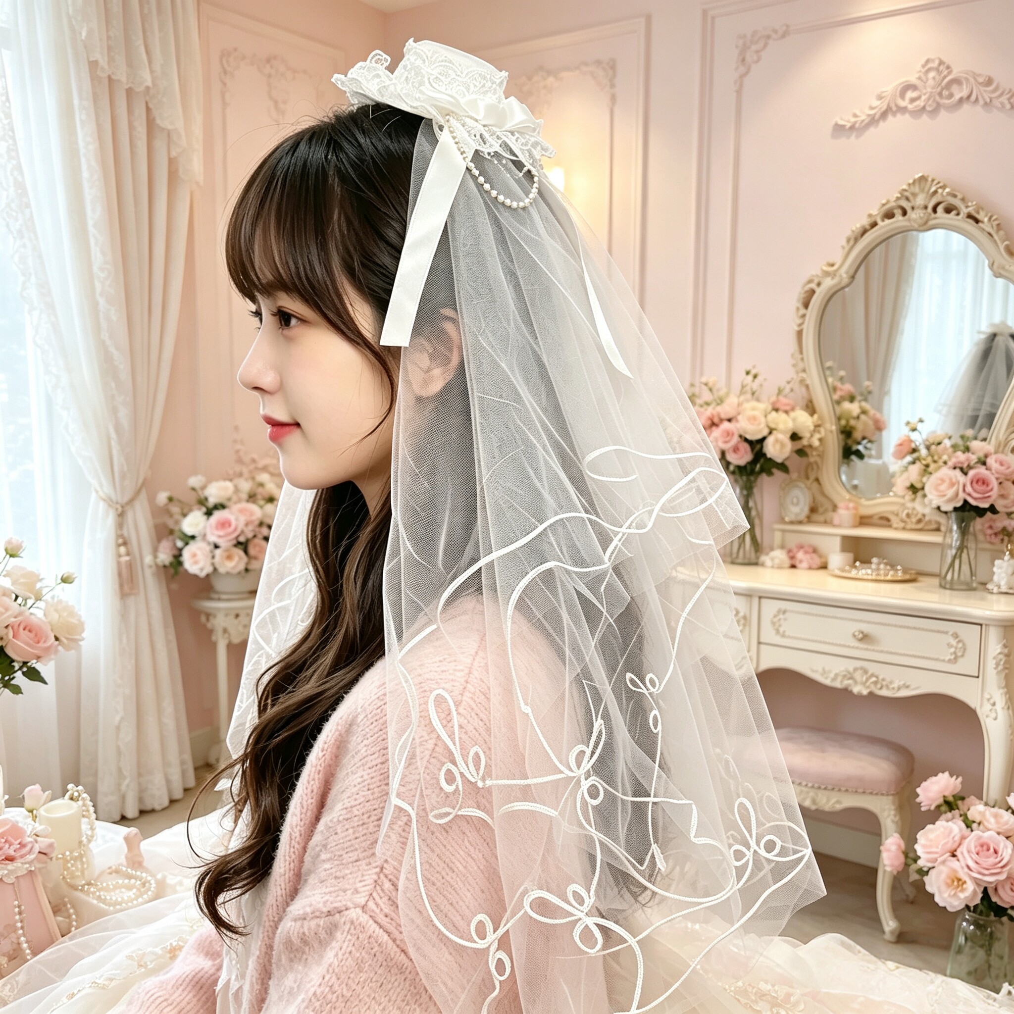 lolita蕾丝蝴蝶结哥特暗黑小礼帽图片