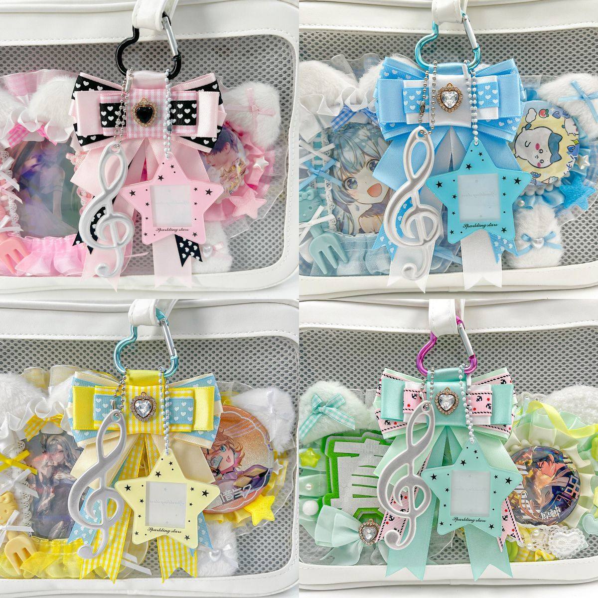 洛丽塔痛包装饰物蝴蝶结挂件粉色百搭丝带吧唧二次元周边成品谷美,模玩/动漫/周边/娃圈三坑/桌游,谷美,淘宝优惠券,粉丝福利购,淘宝优惠卷
