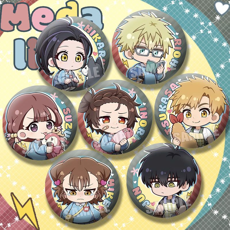 金牌得主同人谷吧唧Q版徽章周边