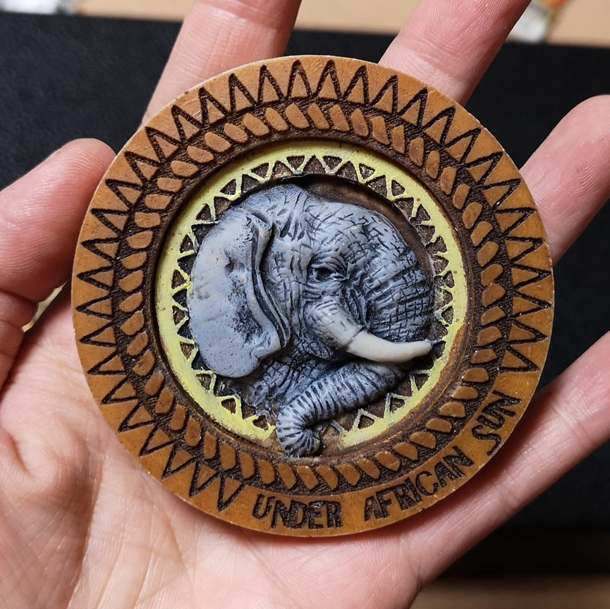 SOUTH AFRICA BROUGHT BACK THE AFRICAN FIVE TYRANTS SUN CITY ELEPHANT RHINO LEOPARD RESIN FRIDGE MAGNETS