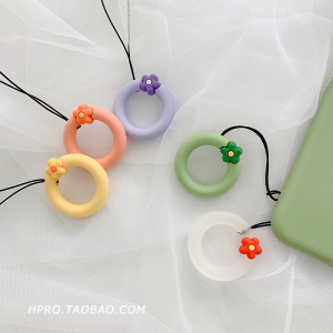 小花朵指环圈挂绳