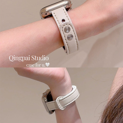 iWatch手表表带皮质纯色