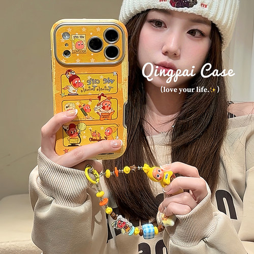 适用苹果手机壳卡通可爱星星人