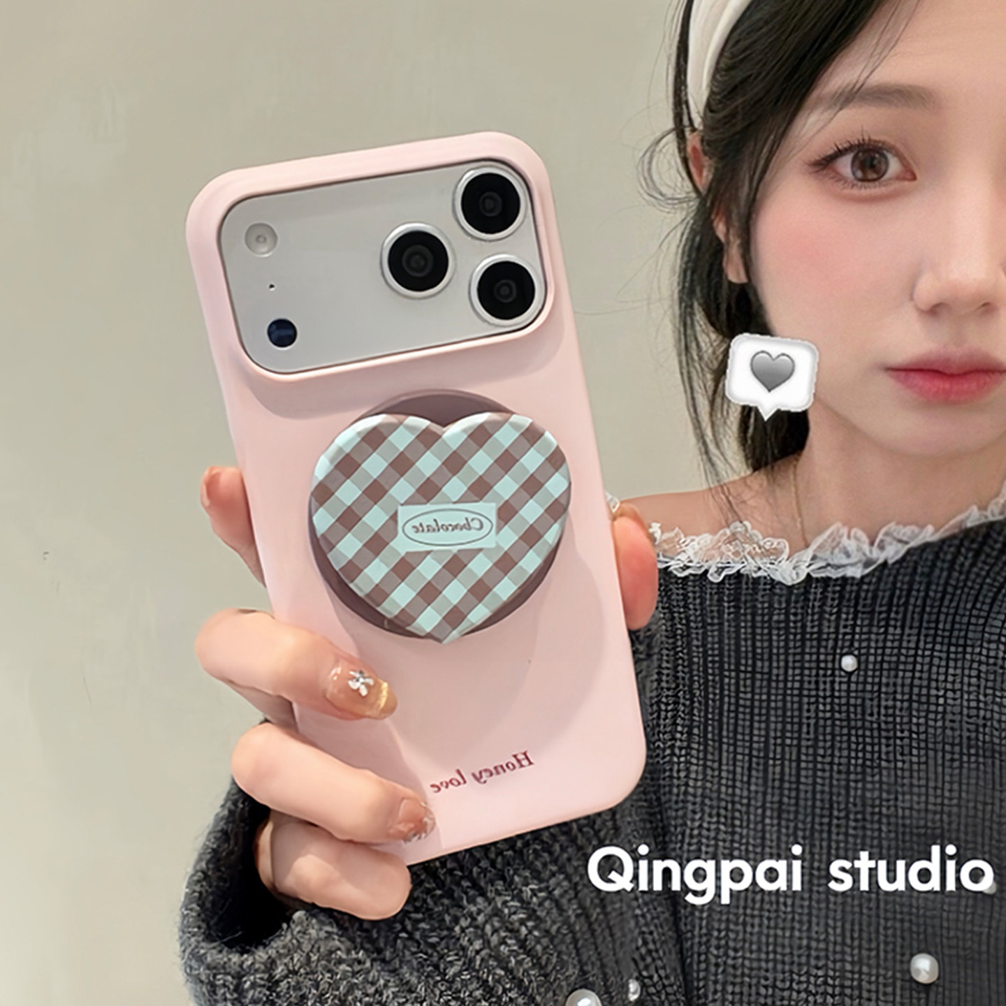 适用苹果手机壳简约纯色磁吸壳