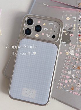 轻派可diy卡通星星蝴蝶结小狗贴纸适用iPhone17promax透明镜头膜新款苹果17pro摄像头防刮花软膜日韩可爱图案