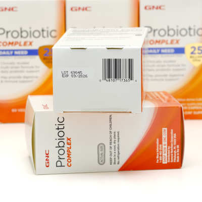 临期美国GNC活性益生菌250亿60粒素食胶囊低聚果糖PROBIOTIC