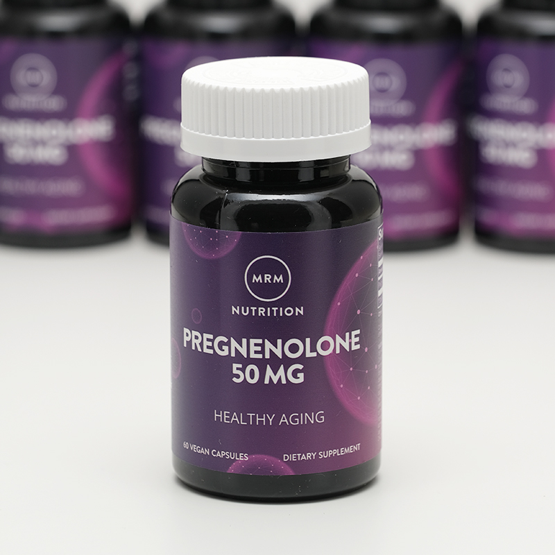 美国原装MRM 孕烯醇酮50mg*60粒素食胶囊Pregnenolone孕酮 荷尔蒙