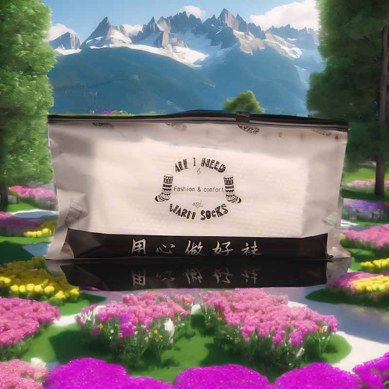 袜子包装袋船袜棉袜磨砂拉链袋用心做好袜中筒袜丝袜包装袋现货