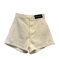 Women's ins summer thin stretch tight label A-line jeans are worn as a base layer, followed by straight-leg wide-leg shorts that lift the buttocks thumbnail 7