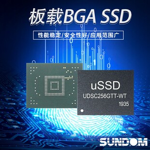 TLC工业级宽温SUNDOM板载SSD SSD固态硬盘SATA3.0KIOXIA 256G BGA