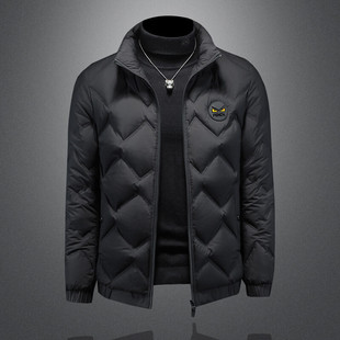 男士轻薄款款羽绒服国标90白鸭绒 钱塘6019-66102-P345 镂空图