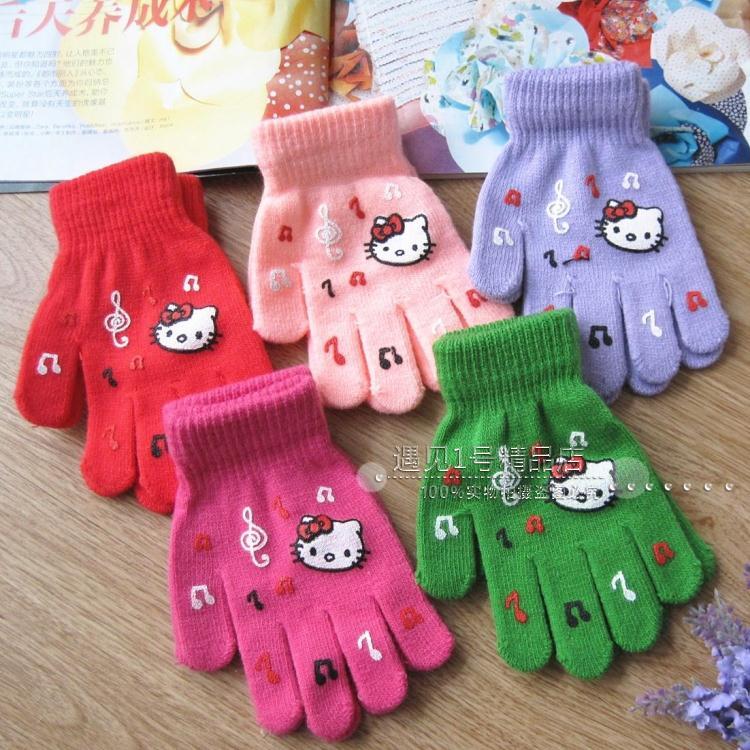 Gants pour fille en acrylique - Ref 2149644 Image 3