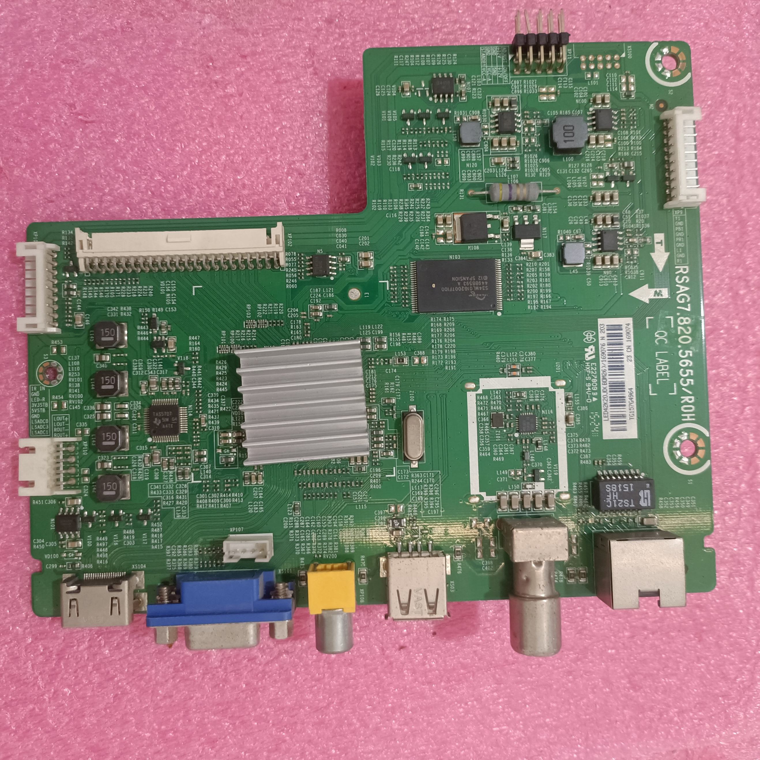 海信LED42K20JD(BOM26)主板RSAG7.820.5655屏HD416DF-E02 169074