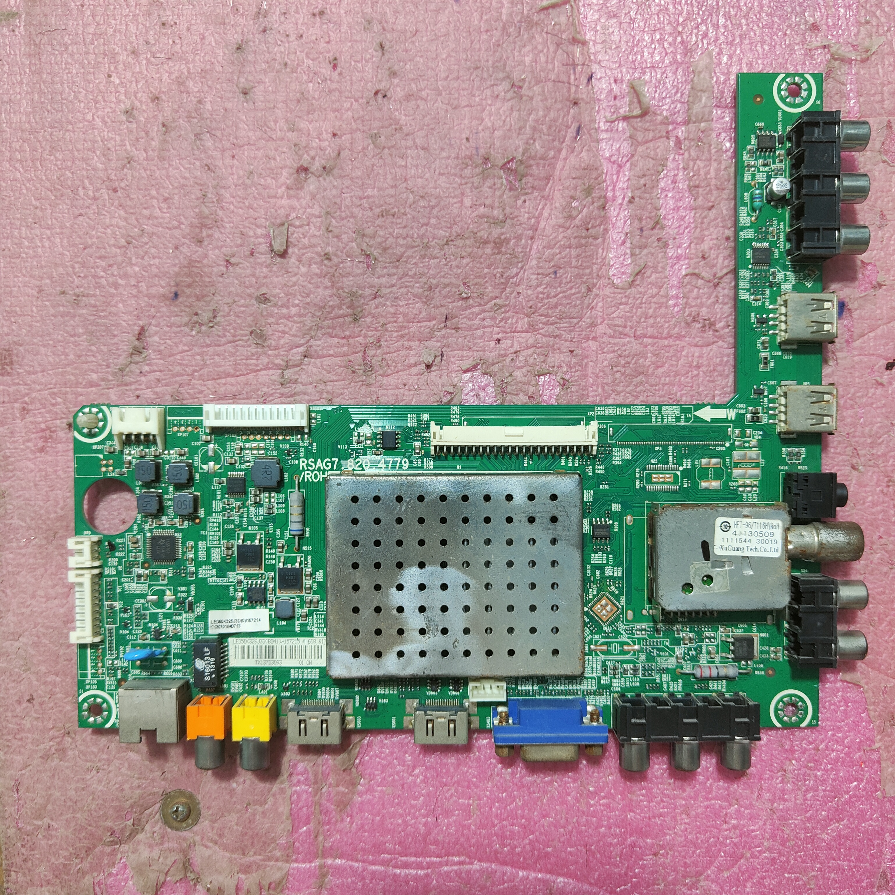 原装海信LED50K326J3D主板RSAG7.820.4779 BOM1屏V500HK1-LS5