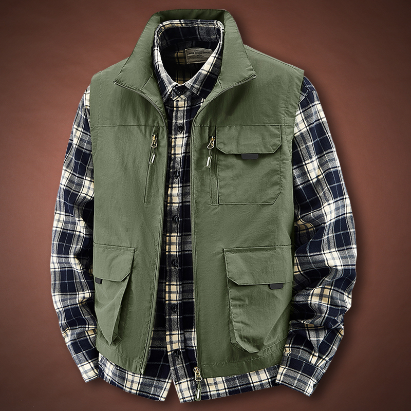 户外运动速干宽松马甲