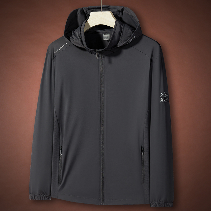 皮肤衣男女款户外透气速干宽松防晒衣凉感轻薄冰丝纯色情侣防晒服