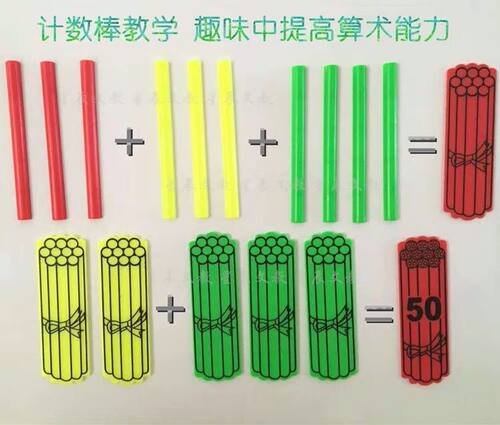 磁性计数棒计数片小学数学教具 教师演示用 计算用小棒数数棒学具 - 封面