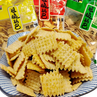 澳华粗粮锅巴260g/袋烤肉麻辣牛肉味80后怀旧零食小吃茶点脆网红