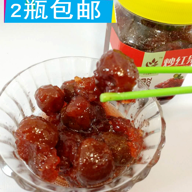 2Æ¿°üÓÊ Ìì½òÌØ²ú³´ºì¹û400g Àϱ±¾©·çζ³´ºì¹û ɽ髹û¸¬Ë®¹û¹ÞÍ·