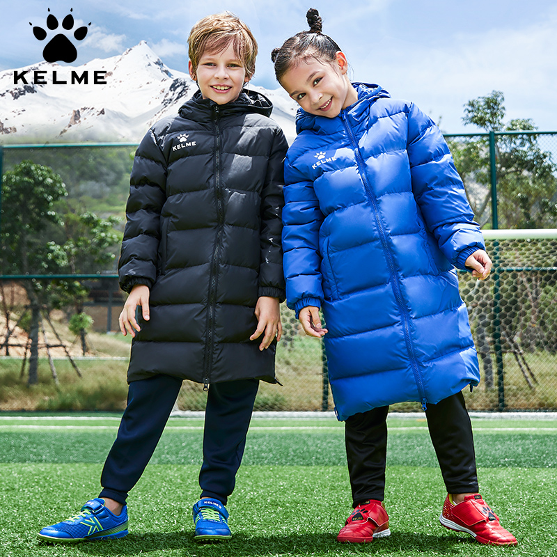 kelme体育生足球羽绒服官方旗舰